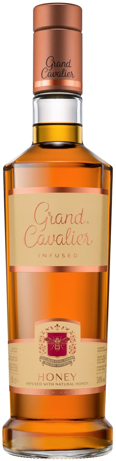Spiritinis gėrimas GRAND CAVALIER Honey, 36%, 0.5 l, stiklas
