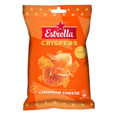 Roasted peanuts ESTRELLA, cheese flavour, with crispy shell, 140 g