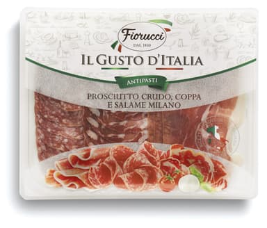 Cured pork set FIORUCCI, Antipasto Italiano, 120 g