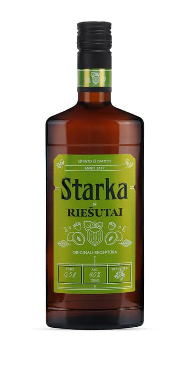 Spirit drink VILNIAUS STARKA ir Riešutai, 0,5 l, 40 %