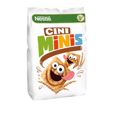Pusryčių dribsniai NESTLE, Cini Minis, su cinamonu, 450g