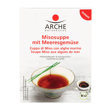 Miso soup with sea vegetables, 4 x 15 g, organic
