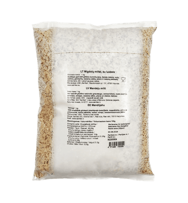 Migdolų miltai, su luobele, 1 kg
