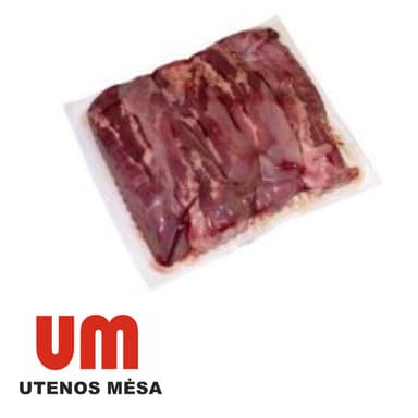 Kiaulių liežuviai be poliežuvinės mėsos, vakuume, ~1 kg, UTENOS MĖSA