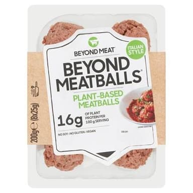 Vegan meatballs BEYOND MEAT, pea base, 8x25 g, 200 g