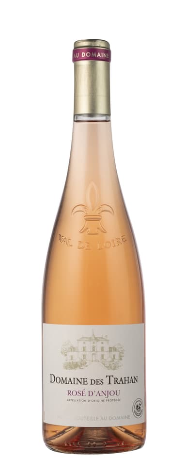 Vynas DOMAINE DES TRAHAN, Rosé d'Anjou, rose, 10.5%, 0.75l