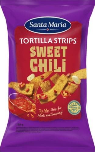 Tortilla Strips SANTA MARIA Sweet Chili, 185g