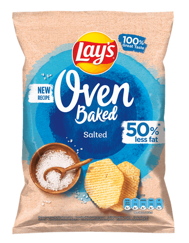Bulvių traškučiai LAY'S, Oven Baked su druska, 110g