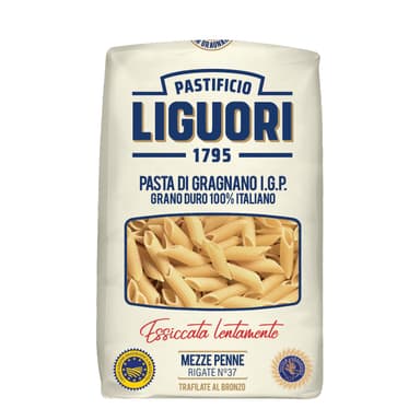 Pasta LIGUORI, Penne rigate, No. 37, 500 g