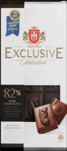 Chocolate TAI TAU 82%, black, 100 g