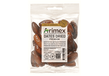Dried dates ARIMEX Premium, without added sugar, 150 g