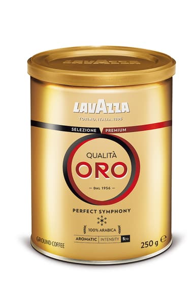 Malta kava LAVAZZA Qualita Oro, 250 g, skardinė