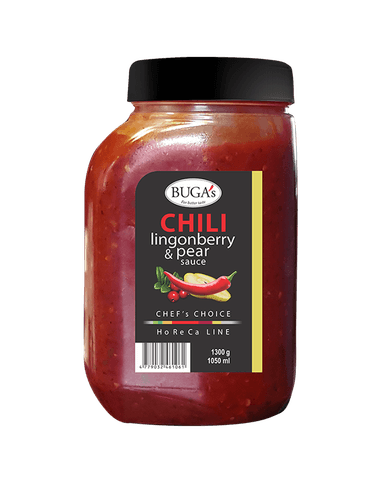 Chili Lingonberry & Pear Sauce BUGA'S, 1,3 kg