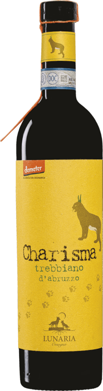 White dry wine CHARISMA TREBBIANO D'ABRUZZO, 12.5%, biodynamic