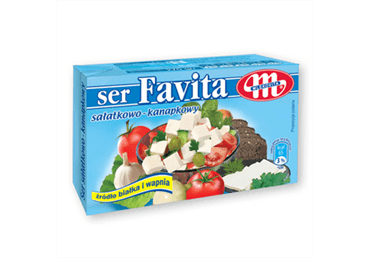 Salad and sandwich cheese FAVITA, 18% fat., 27 g
