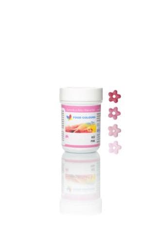 Maistiniai dažai, geliniai, rausvi, 35 g