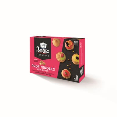 Plikyti pyragaičiai 3TOQUES, sviestiniai, įdarams, 75x245 mm, 24 vnt. 820.48.014