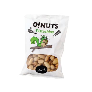 Pistachios O!NUTS roasted and salted, 150 g