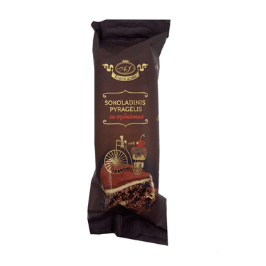 Šokoladinis pyragėlis su vyšniomis