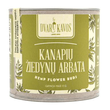 Kanapių žiedynų arbata
