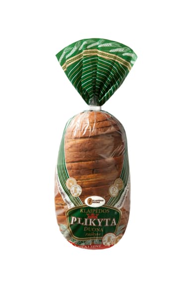 KLAIPĖDOS duona, plikyta, raikyta, 800 g