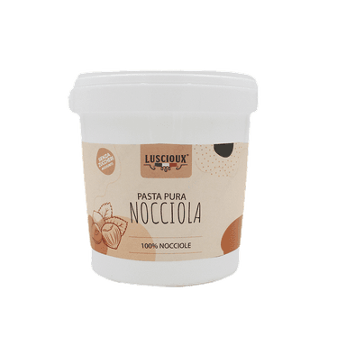 Hazelnut paste LUSCIOUX, roasted, 100%, 1 kg
