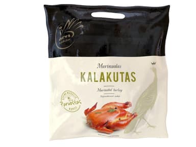 Frozen turkey, marinated, with backing bag, ~5-7 kg