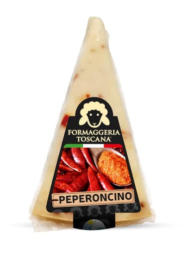 Hard cheese Pecorino, with hot peppers, sheep's milk, 70g