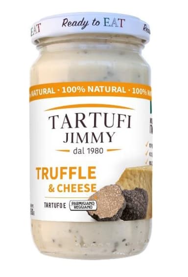 Trumų ir Parmigiano sūrio padažas TARTUFI JIMMY, paruoštas valgymui, 180g