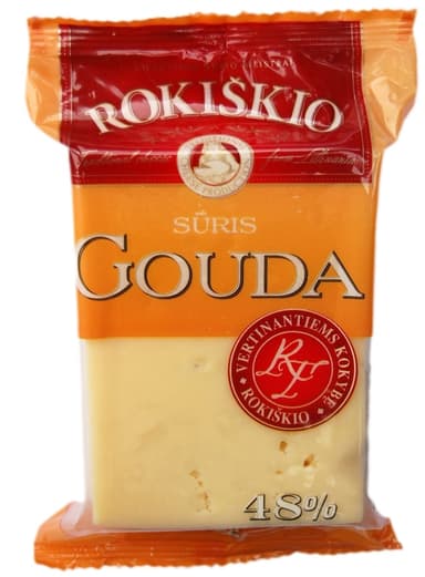 Cheese GOUDA, 48%, 200g.