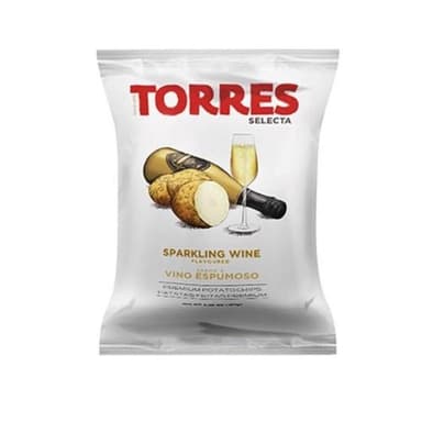 Bulvių traškučiai TORRES, putojančio vyno skonio, 150 g