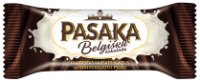Varškės sūrelis PASAKA, glaistytas belgišku šokoladu, su kondensuotu pienu, 23%, 45 g