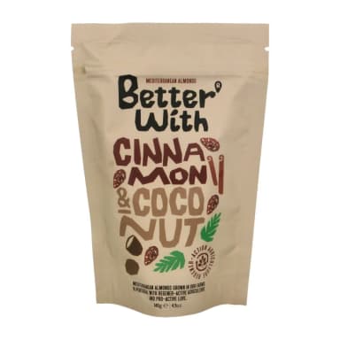 Almonds with cinnamon and coconut