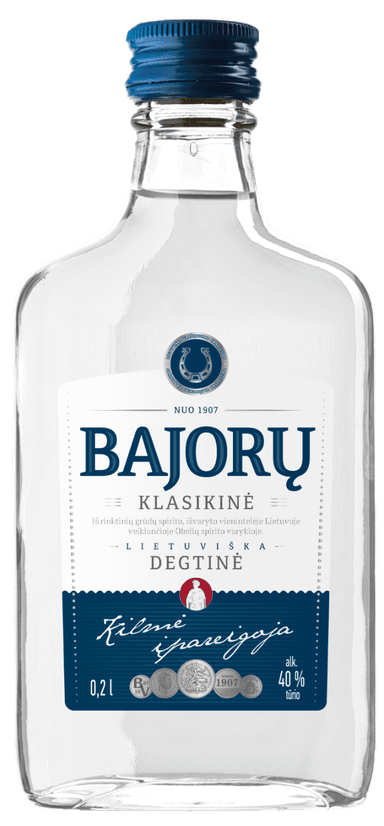 Degtinė BAJORŲ, klasikinė, 40%, 0,2 l