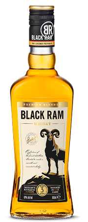 Viskis BLACK RAM, 40%, 0,5 l