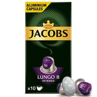 Kavos kapsulės JACOBS Lungo 8 Intenso, 10x52g