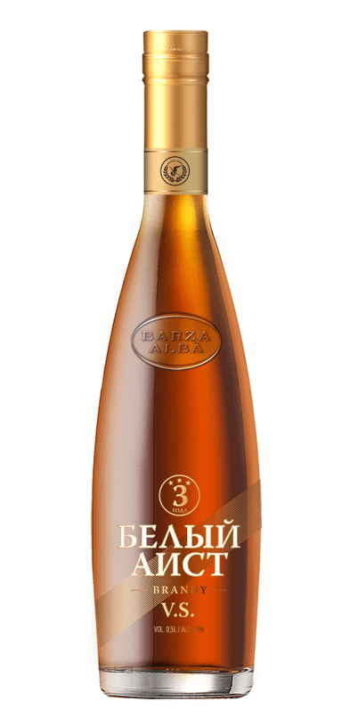 Brendis BIELYJ AIST 3 YO, 40%, 0,5 l