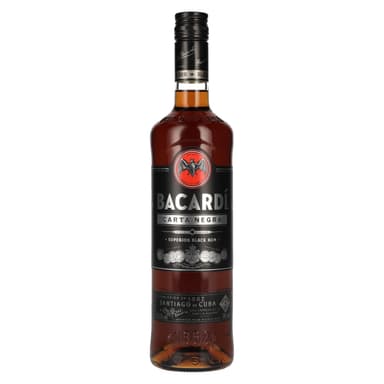 Rum BACARDI Carta Negra 37,5% 0,7 l