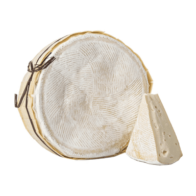 Sāpš Saporito Morlacco cheese, branded 15 days.