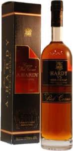 Cognac HARDY VS,  with gift box 40 %, 0,7 l