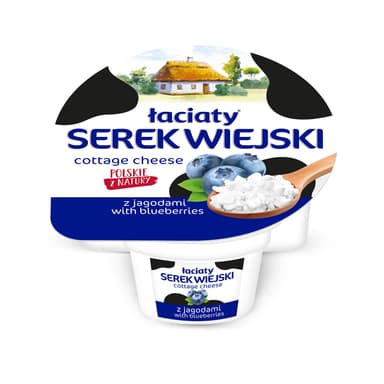 Cottage cheese with blueberries, fat. 4%, 150 g