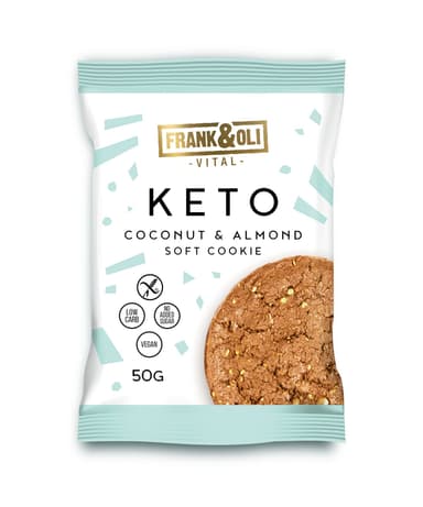 Keto coconut and cashew cookie FRANK&OLI, 50g