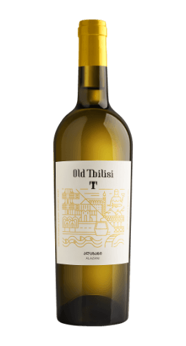 Vynas OLD TBILISI Alazani White, baltasis, pusiau saldus, 11,5%, 0,75 l