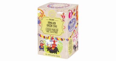 Green tea with spices "Himalaya Green Chai", organic, 20 bags.