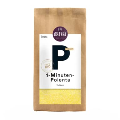 Polenta 1-MINUTEN pilno grūdo, ekologiška