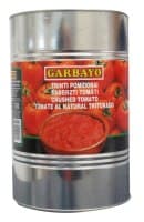 Crushed tomato GARBAYO, without skin, 4 kg