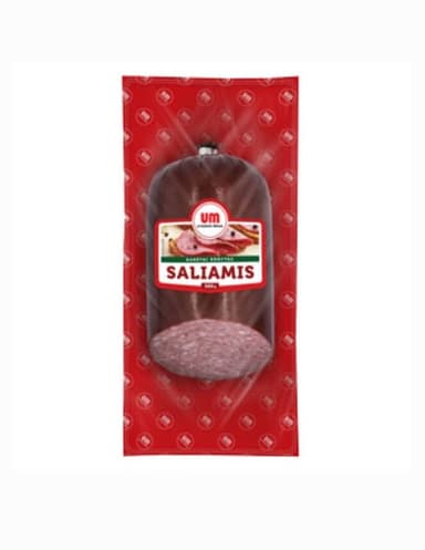 Hot smoked salami UTENOS MĖSA, 500 g
