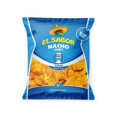 Corn chips EL SABOR, with salt, 100g