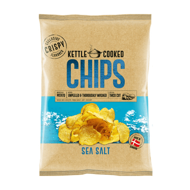 Bulvių traškučiai su druska KETTLE COOKED