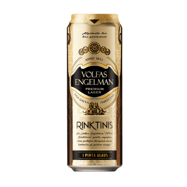 Alus VOLFAS ENGELMAN Rinktinis, salyklinis, šviesusis, 5,2%, 0,568 l, D